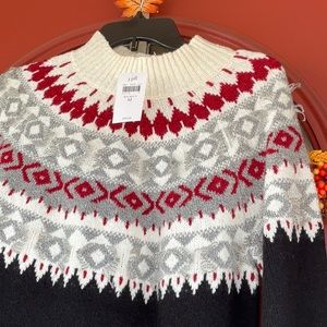 J. Jill Festive sweater, NWT